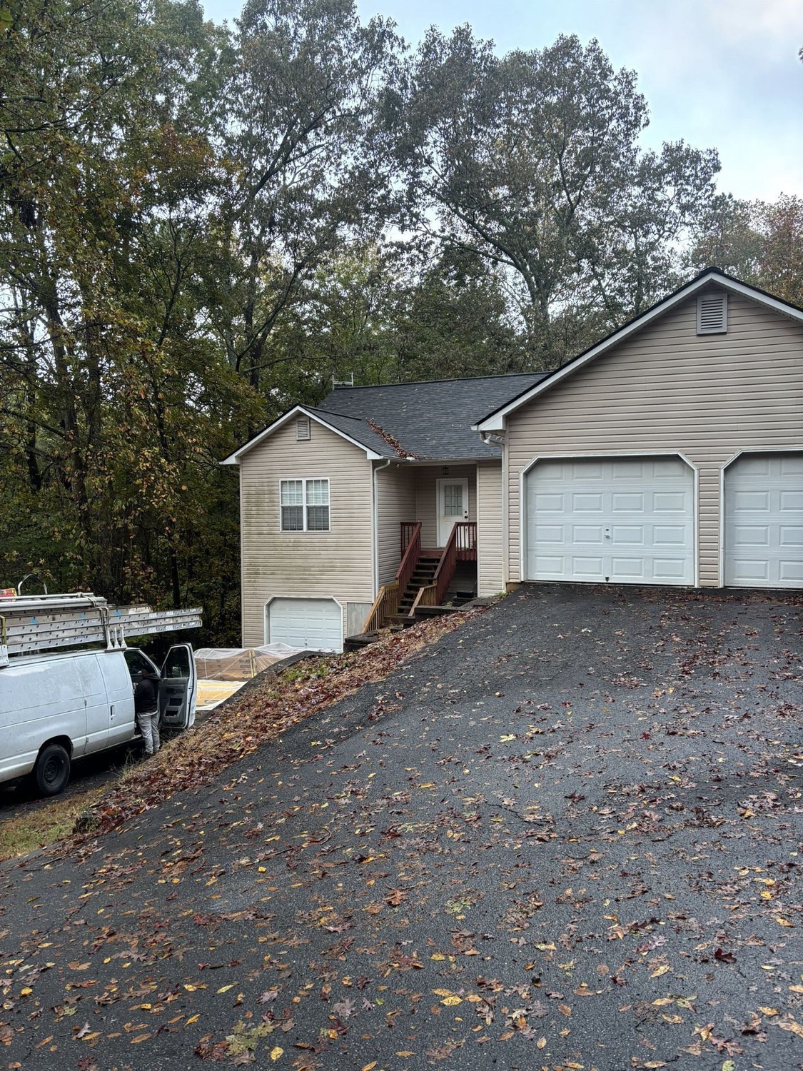 Before — original siding, Dawsonville GA